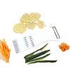 All-in-one Multifunctional Handheld Peeler, Grater and Slicer for Faster Veggie,