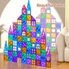 Magnetic Tiles Building Blocks, Magnets Building Set, STEM & Learning