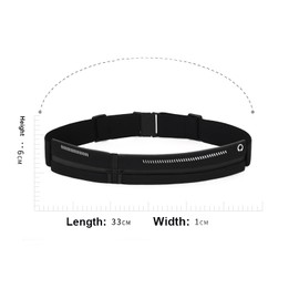 QYINXIU Running Belt for Women and Men, Running Waist Packs, Reflective Fanny Pack, Phone Holder for Hiking Cycling