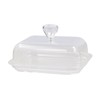 GUDEKIKL 1Pcs Clear Butter Box With Lid, Reusable Acrylic Butter