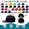 Hicarer 30 Pcs Hats for Men, Flat Cap Bulk Plain