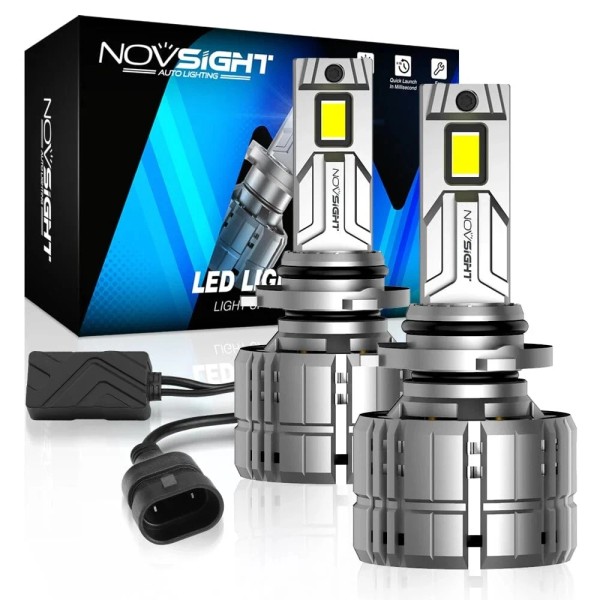 NOVSIGHT 2X NOVSIGHT CANBUS HB3 9005 LED Headlight Bulbs Kit