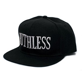 Ruthless Records Embroidered Vintage 90’s Adult One Size Flat Bill Hat Cap Black