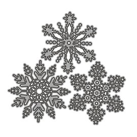 DOITOOL 1 Set Christmas Snowflake Metal Embossing Stencils Durable Cutting Dies for DIY Crafts Safe and Smooth Design for Card Making and Crafts