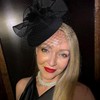 BACH AND BOUJEE Black Tea Party Hat Gloves Women Fascinators