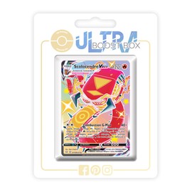 Scolocendre VMAX (Infernopod VMAX) SV109/SV122 Iridescent Secret Full Art - Myboost X Epée et Bouclier 4.5 Destinées Radieuses - Box of 10 French Pokémon Cards