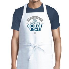 D Design Invent Print! Uncle Gift Apron Birthday Cooking Kitchen Gift for Men Keepsake for Uncle Size 87cm x 60cm