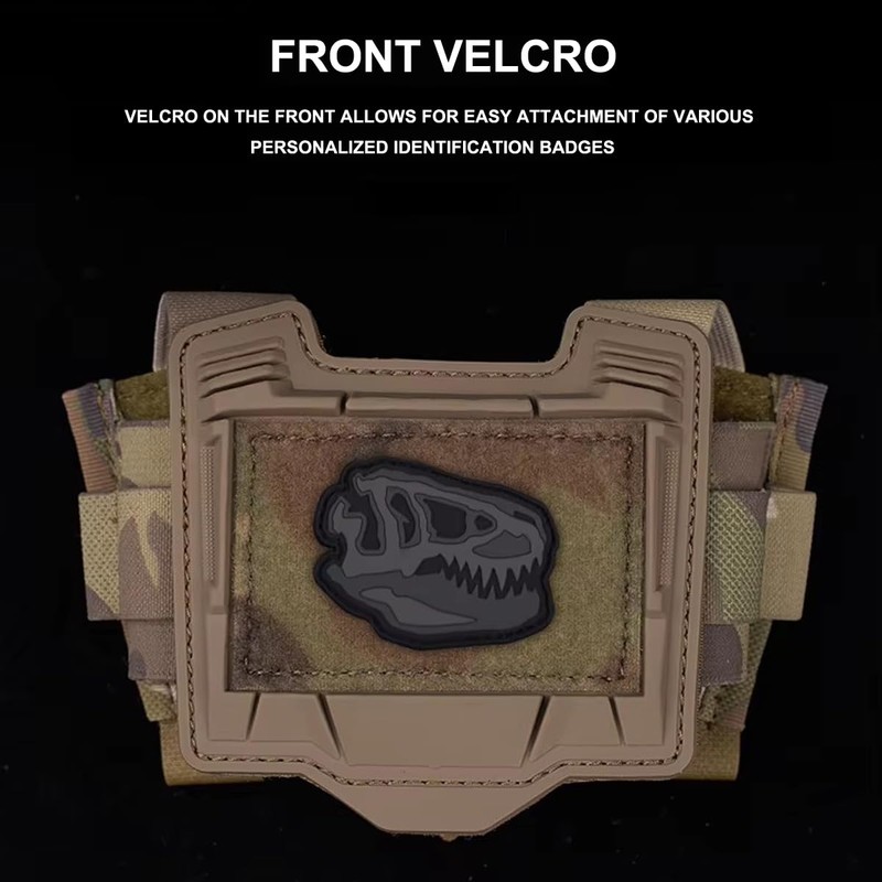 Tactical Helmet Battery Pouch Counterweight Pouch with Hook&Loop