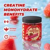 NutriVigor Creatine Monohydrate Gummies 5g for Men & Women, Preworkout