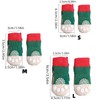 LERTREEUK Christmas Socks for Dogs Elk Knitted Socks for Small