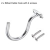 PATIKIL Bridge Stick and Ball Rack Hooks, 2 Pack Snooker
