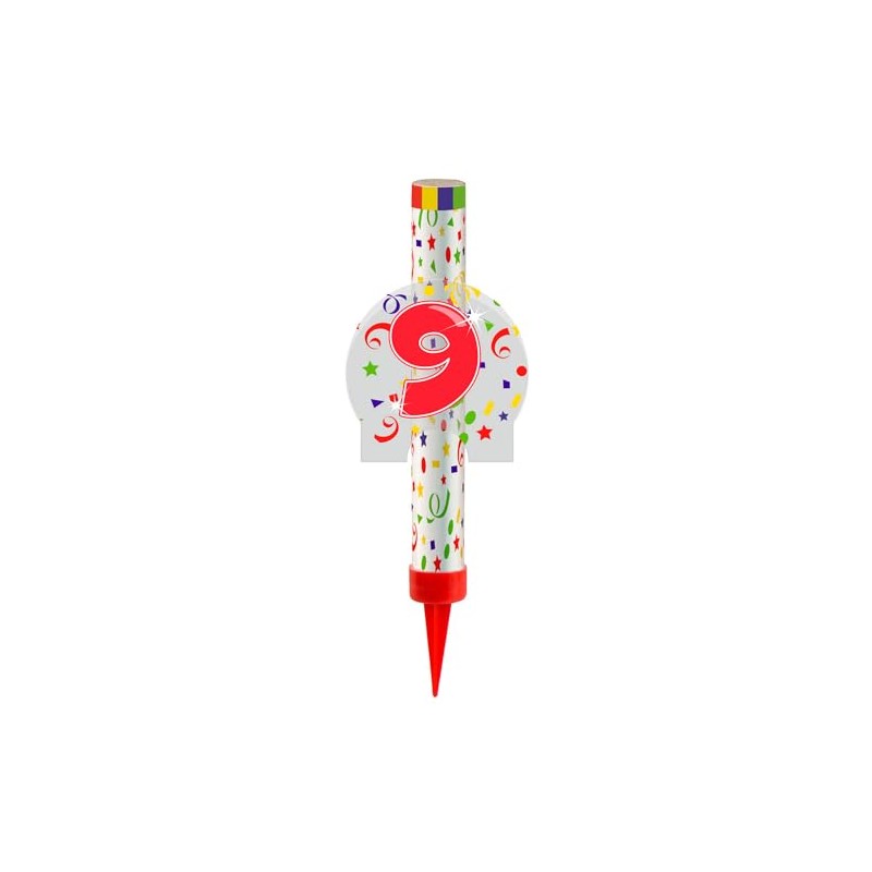 Ice Fountain Birthday Number 9