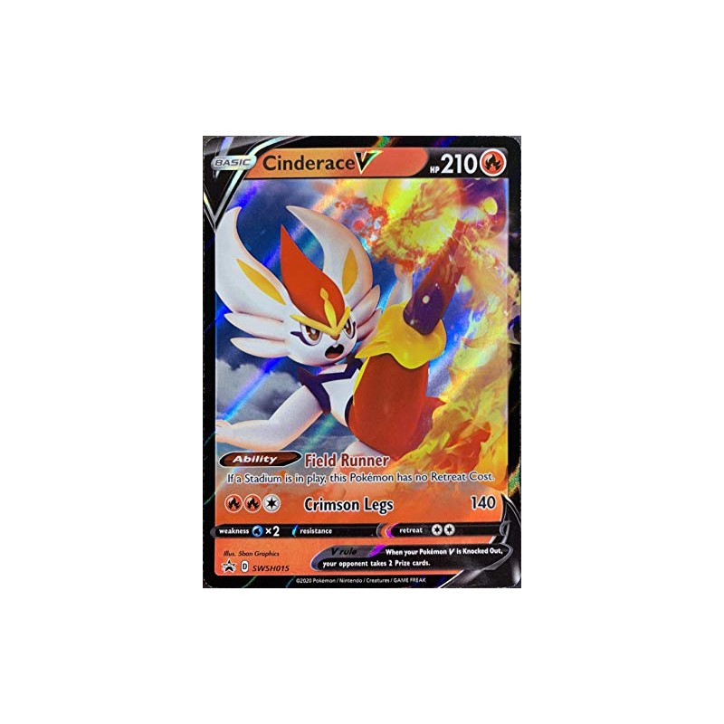 Cinderace V - SWSH015 - SWSH Black Star Promo