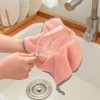Hanging Cleaning Kitchen Towels Microfber Washcloths Reusable Dishtowels Household Super