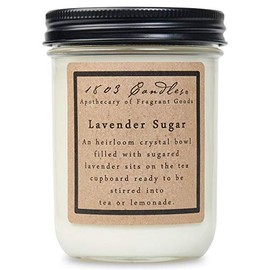 1803 Candles - 14 oz. Jar Soy Candles - (Lavender Sugar)