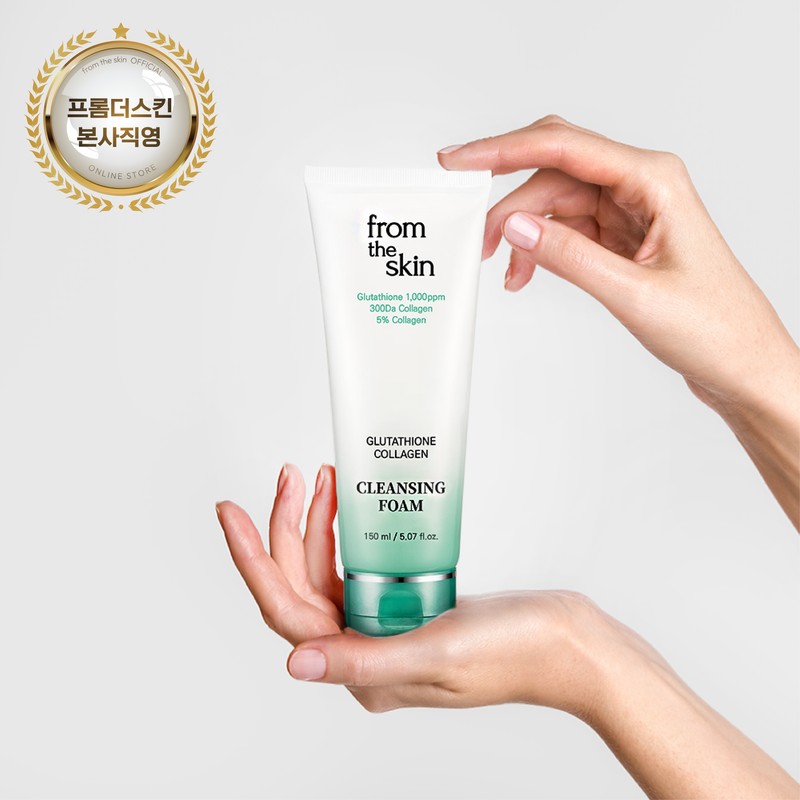 From the Skin Glutathione Collagen Cleansing Foam 150ml x2 /