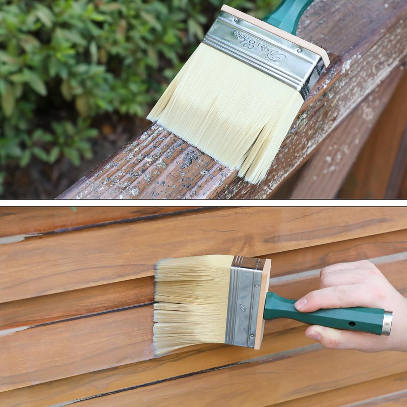 Bates- Deck Stain Brush Set, 3 Pack, 3”, 4” and