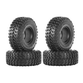 1.55 inch Tires Rubber Tyres for 1:10 RC Crawler Car D90 TF2 Tamiya CC01 LC70 MST JIMNY 90069 (90mm, C)