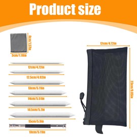 QOCUILC Set of 9 Paper Wipers for Artists | Premium Blending Pens for Drawing | Sketch & Art Tool | Various Sizes | Includes Clay Eraser | Perfect for Hobby Drawers & Professionals, multicoloured