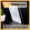 MaT store Acrylic Stand POP Stand a6 Size Tabletop Pedestal