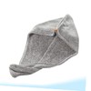 Baluue Quick Drying Towel Bamboo Charcoal Hair Drying Cap for