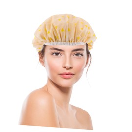 OATIPHO Extra Reusable Shower Cap for Women Hair Mask Cap Decorative for Long Hair and Dyeing Treatments