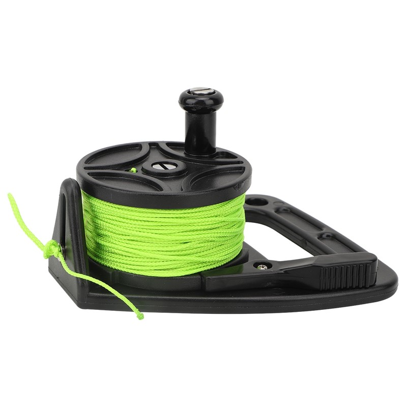 46m Handle Pulley Scuba Spool Reel Cave Wreck Diving Snorkeling