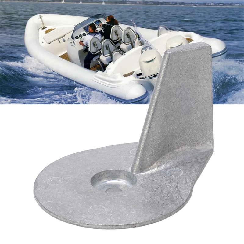 Zinc Alloy Trim Tab Anode 822157T2 for Mariner Force 25‑50