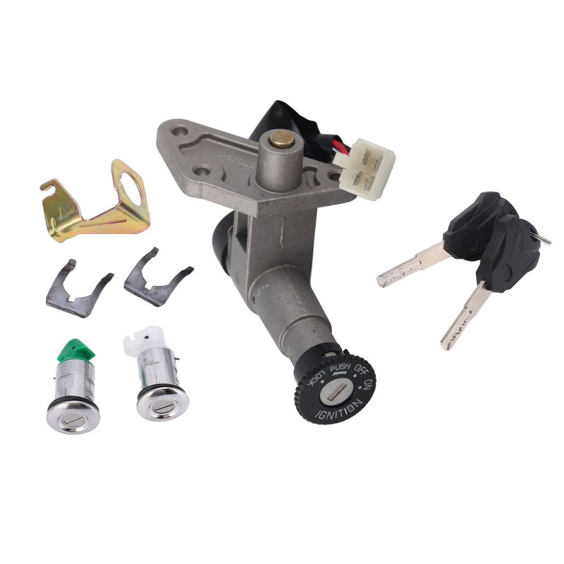 Ignition Switch Key Set 4 Wires Metal Alloy Universal for