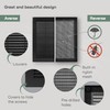 Vent Systems 10" x 10" Inch (Opening Dimensions) Plastic Black
