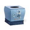 Popular Bath Dublin Rose Collection Tissue Box Blue