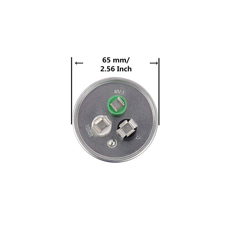 BOJACK Condensador de arranque circular CBB65 de 45 + 5