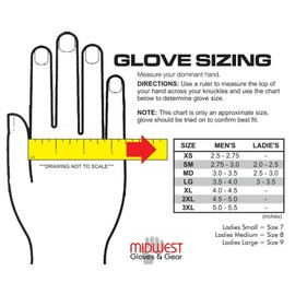 Midwest Gloves & Gear 3203P06-L-AZ-6 Midwest Gloves and Gear Men's Jersey Work Glove, Brown