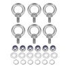 sourcing map Lifting Shoulder Eye Bolt M5 x 12 mm,