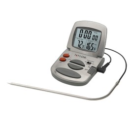 Taylor Precision Products - Termómetro digital con sonda y temporizador