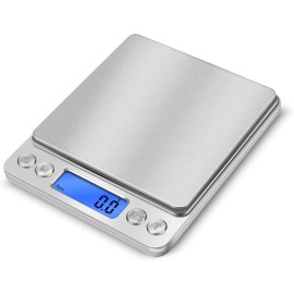 MagicTek 3000g x 0.1g Digital Scale Jewelry Pocket Gram Gold Silver Coin Herb Food Precis