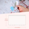 moinkerin Pack of 15 A6 Binder Pockets 6-Hole Transparent PVC