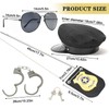 Timisea 4 pcs Police Accessories Kit Police Pretend Play Detective