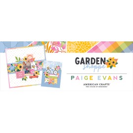 American Crafts Single-Sided Paper Pad 12"X12" 48/Pkg-Paige Evans Garden Shoppe
