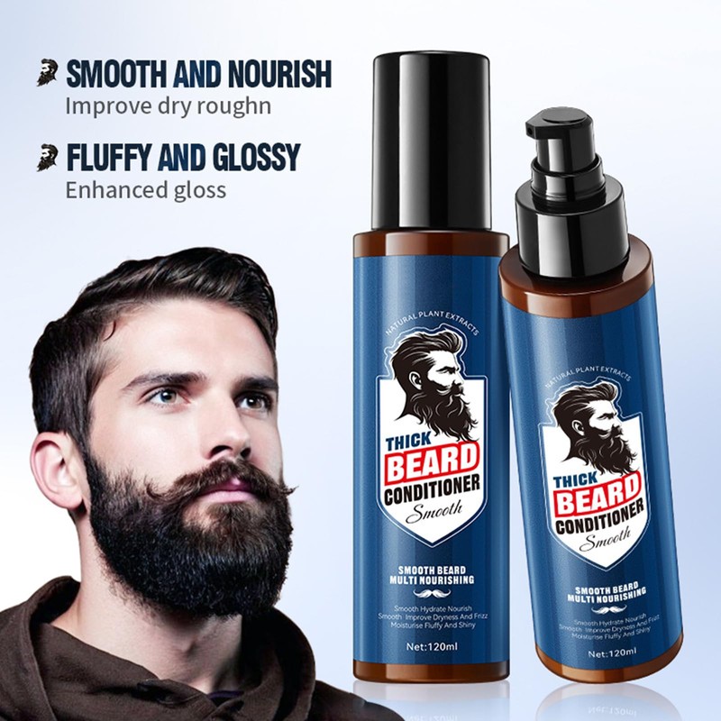 Beard Bartconditioner Mit Arganöl, Bart-Pflegeconditioner Natürlicher Bartconditioner Für Weichen, Gepflegten