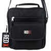 RED X Black Medium Mens Ladies Canvas Cross Body Messenger
