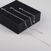 ALEXCRAFT Silver Necklace Extender, More Rings for More Suitable Extension