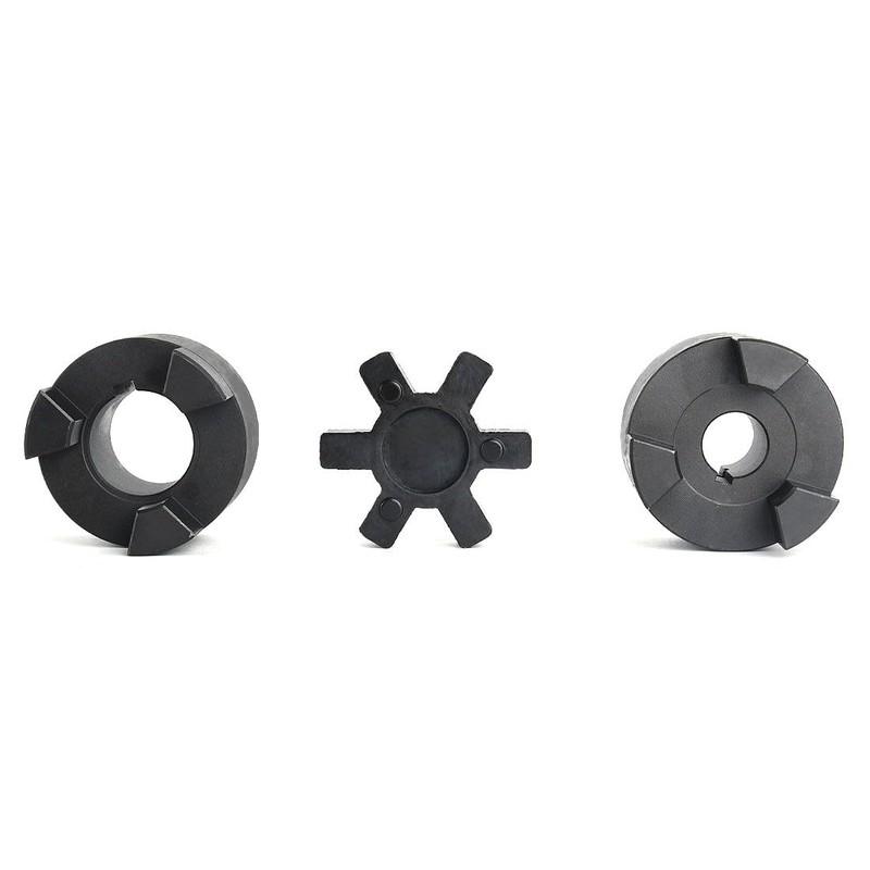 3/4" to 1-1/4" L100 3-Piece L-Jaw Coupling Set & Buna-N