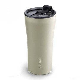 Sttoke The Mossy Meadows Classic with Leakproof Lid Mousse Taupe Tumbler, 16 oz. Capacity