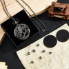 SUPERFINDINGS 1Pc Mini DND Dice Set Gunmetal Octopus Mechanical Pocket