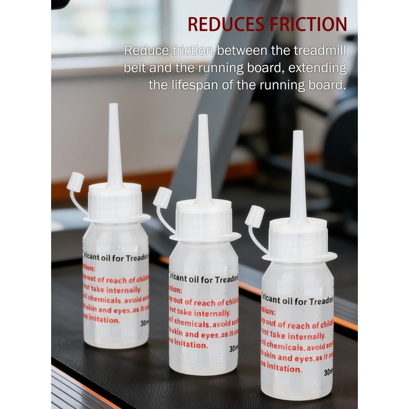 Cunyuer 3 x 30ml Silicone Treadmill Belt Lubricant, Silicone Oil