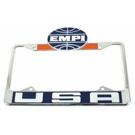 License Plate Frame, with EMPI Logo, Front, Compatible with Dune Buggy