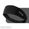 Black Sweat-Absorbing Headband RC 2ea