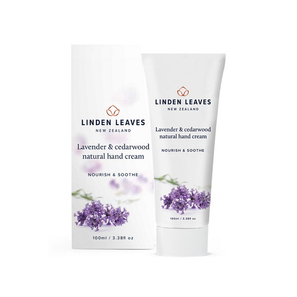 Linden Leaves Natural Hand Cream Lavender & Cedarwood 100ml