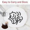 Pack of 50 Eyelash Curler Rubber Pads with Transparent Storage